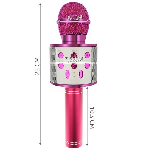 microfon karaoke - roz izoxis 22191 - 6 | YEO