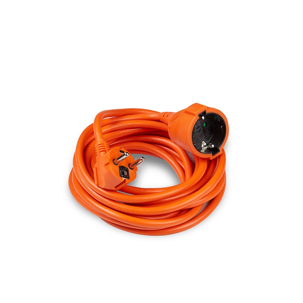 cablu prelungitor 5m 3x1.5mm portocaliu ip20, technik