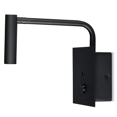 lampa led perete 3w 3000k - negru