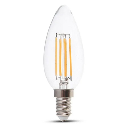 bec e14 cu filament led dimabil 4w 3000k