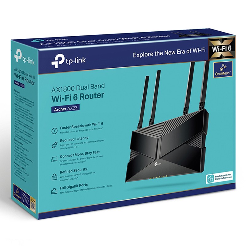 router 4 porturi gigabit wi-fi 6 ax1800 tp-link - 4 | YEO