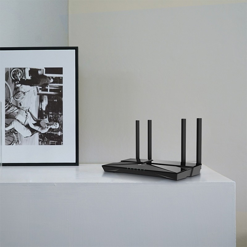 router 4 porturi gigabit wi-fi 6 ax1800 tp-link