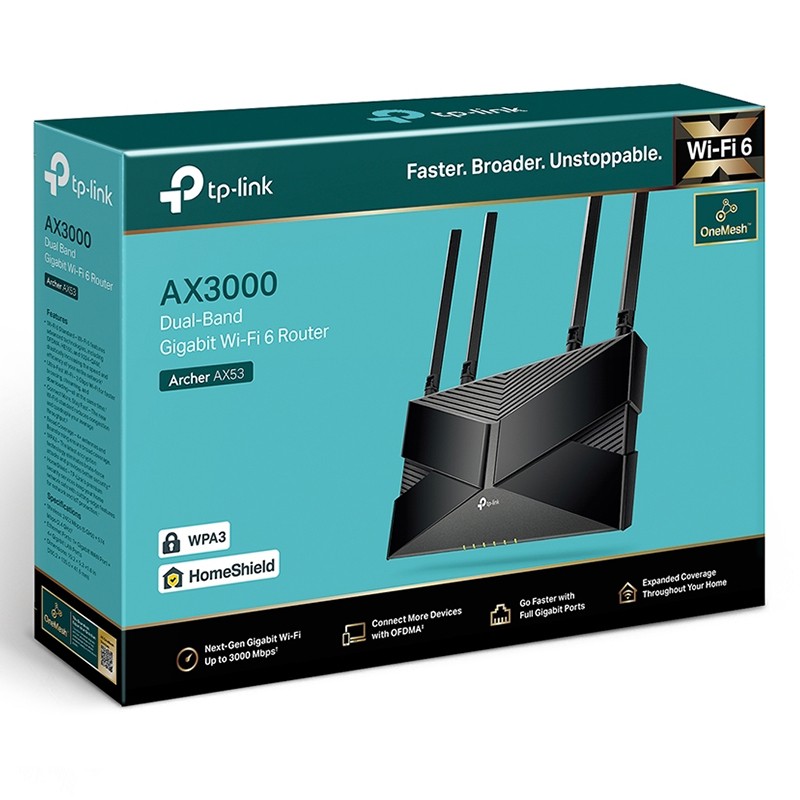 router 4 porturi gigabit wi-fi 6 ax3000 tp-link - 4 | YEO