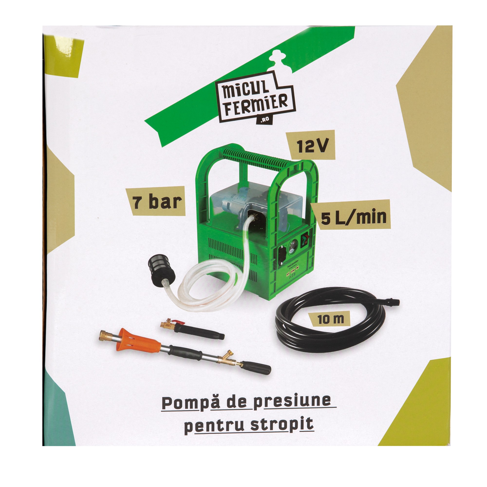 pompa de presiune pentru stropit micul fermier 12v 12ah - 1 | YEO