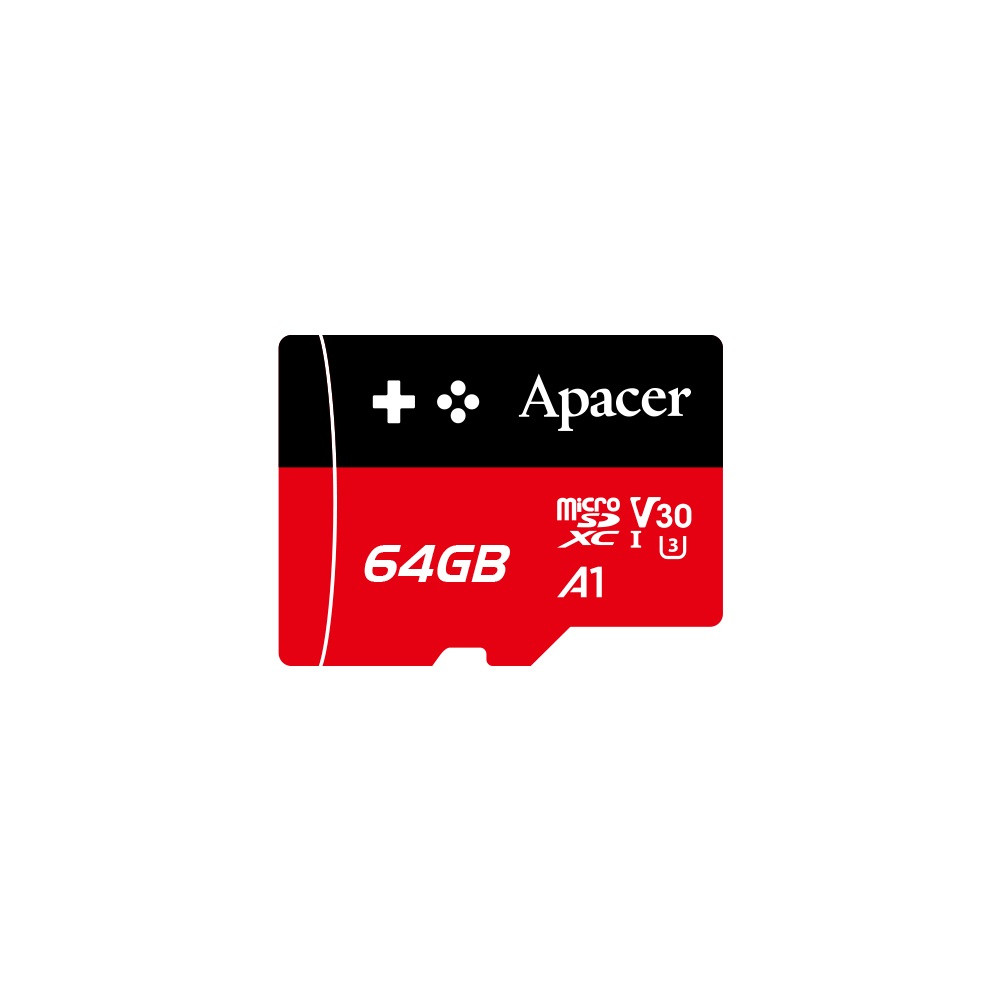 card microsdxc uhs-i u3 v30 a1 gaming apacer 64gb r100