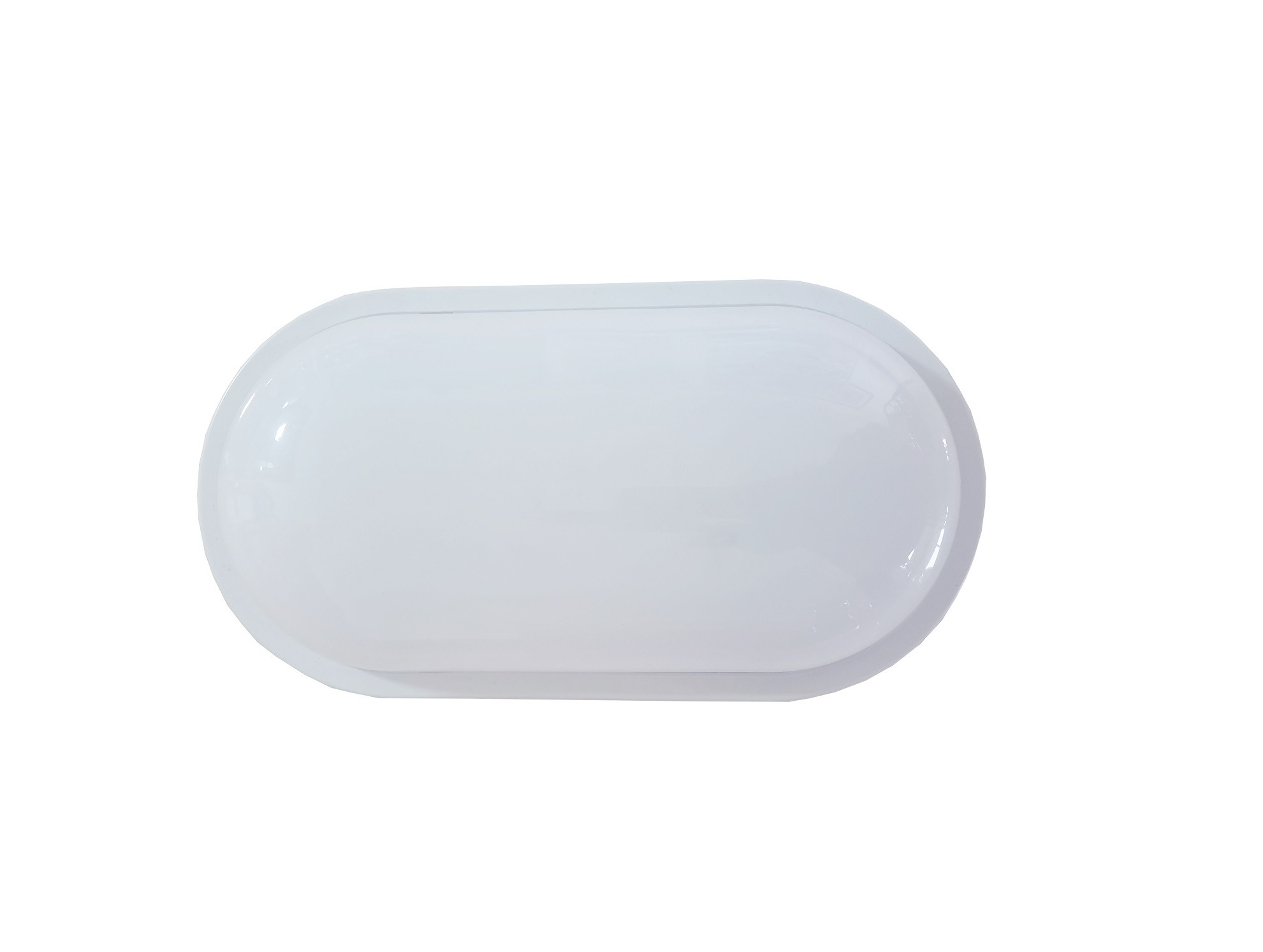 aplica exterior cu led oval 12w 21cm 1200lm 6500k well