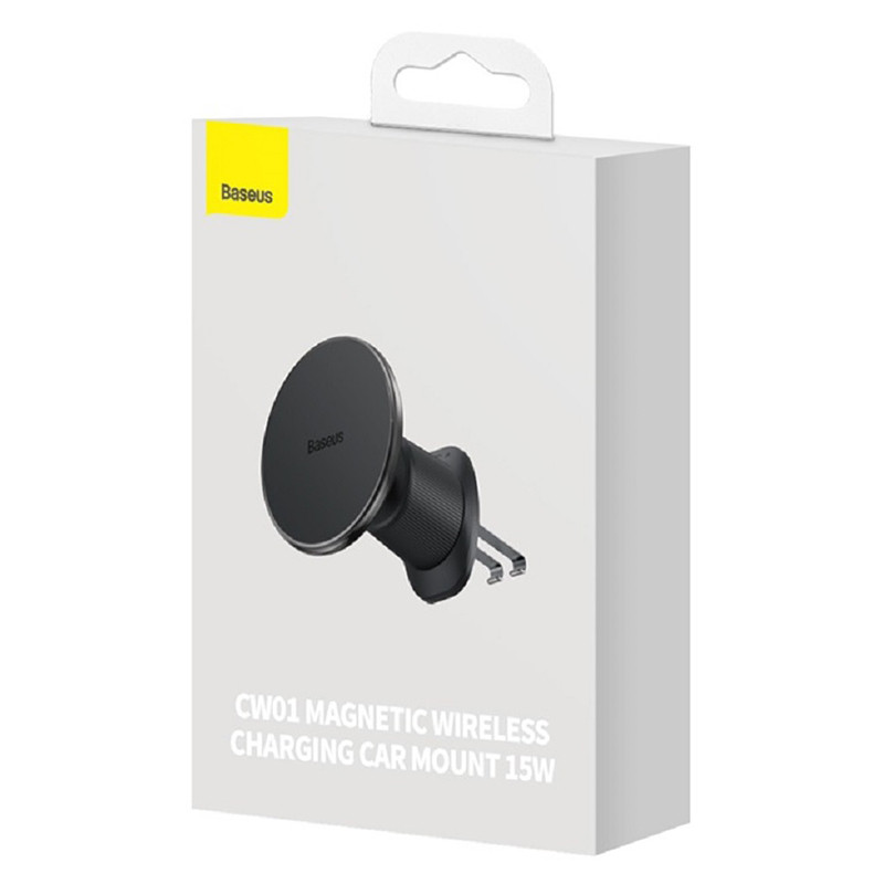 suport magnetic incarcare wireless 15w cu prindere ventilatie - 4 | YEO