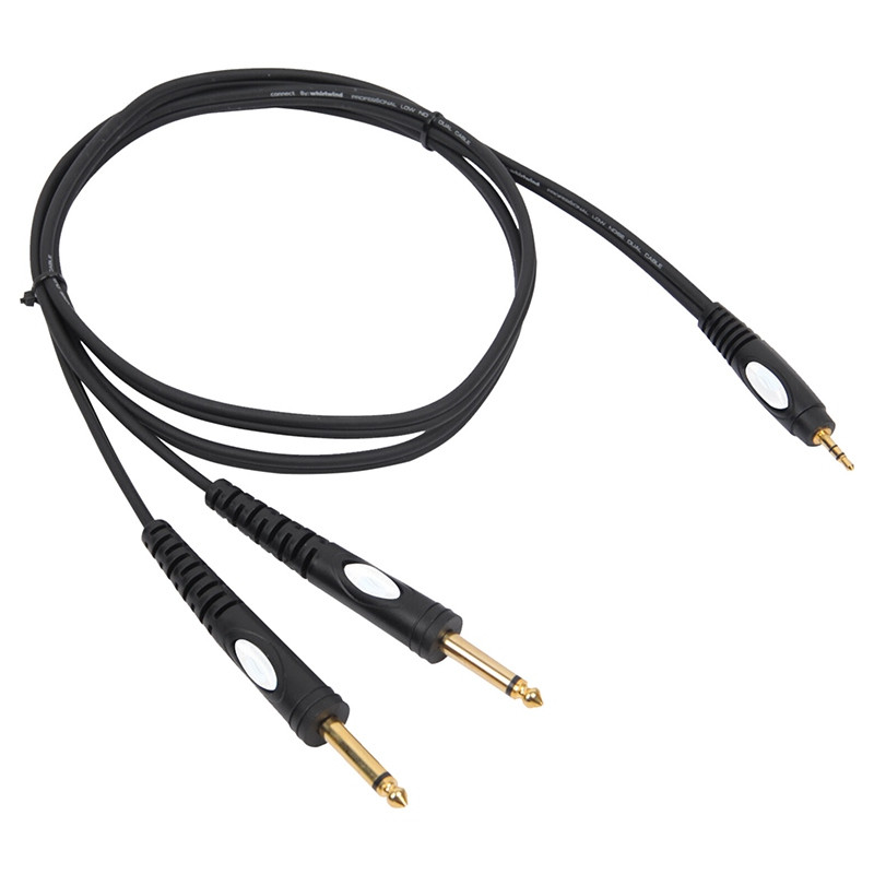 cablu jack 3.5 stereo - 2x jack 6.35 mono 3m - 1 | YEO