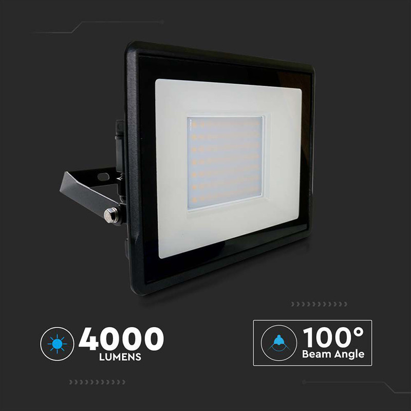 reflector led 50w 6400k alb rece, cip samsung - 4 | YEO