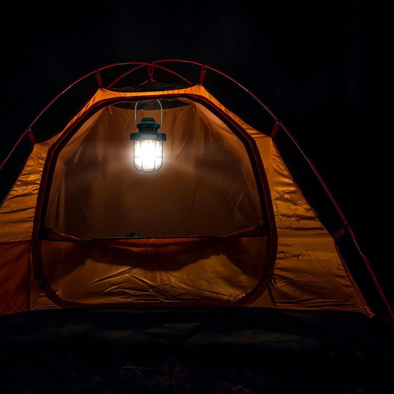 lampa camping 3w + 5w efect flacara cu incarcare usb tip c - 3 | YEO