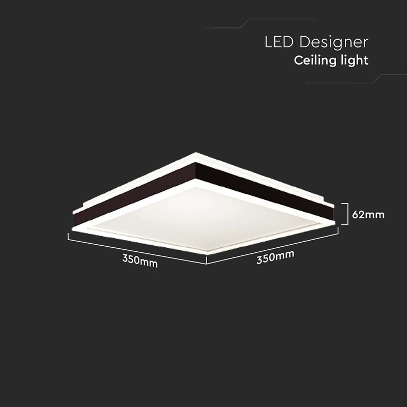 plafoniera led 18w 3in1 - negru - 2 | YEO