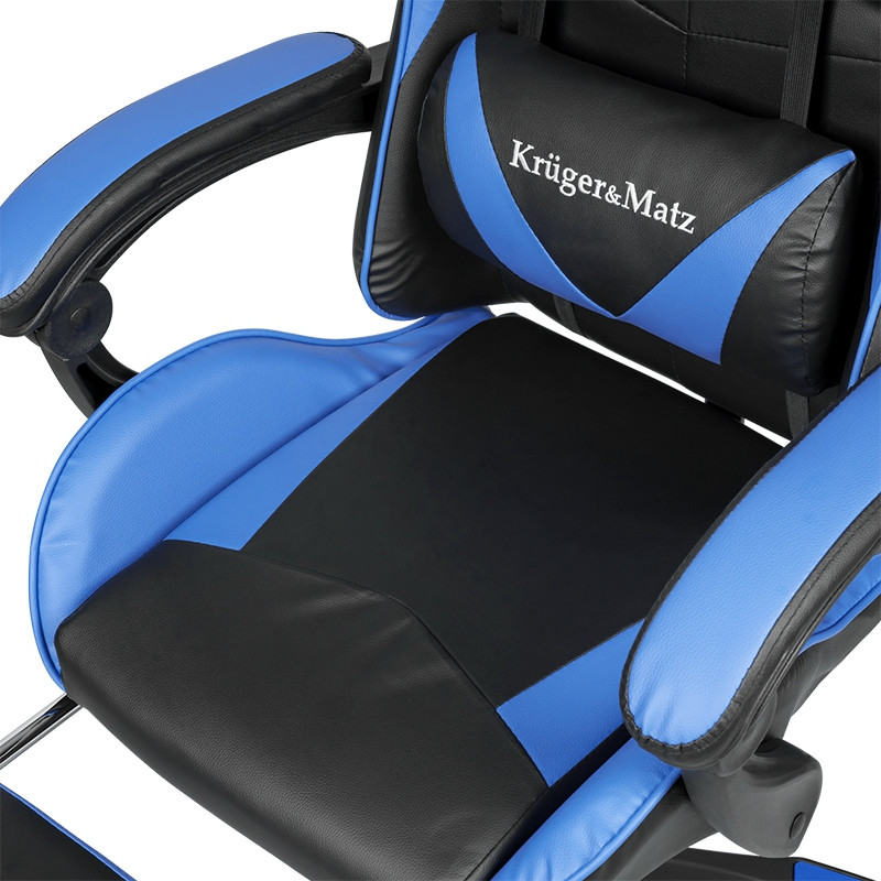 scaun gaming gx-150 albastru kruger&matz