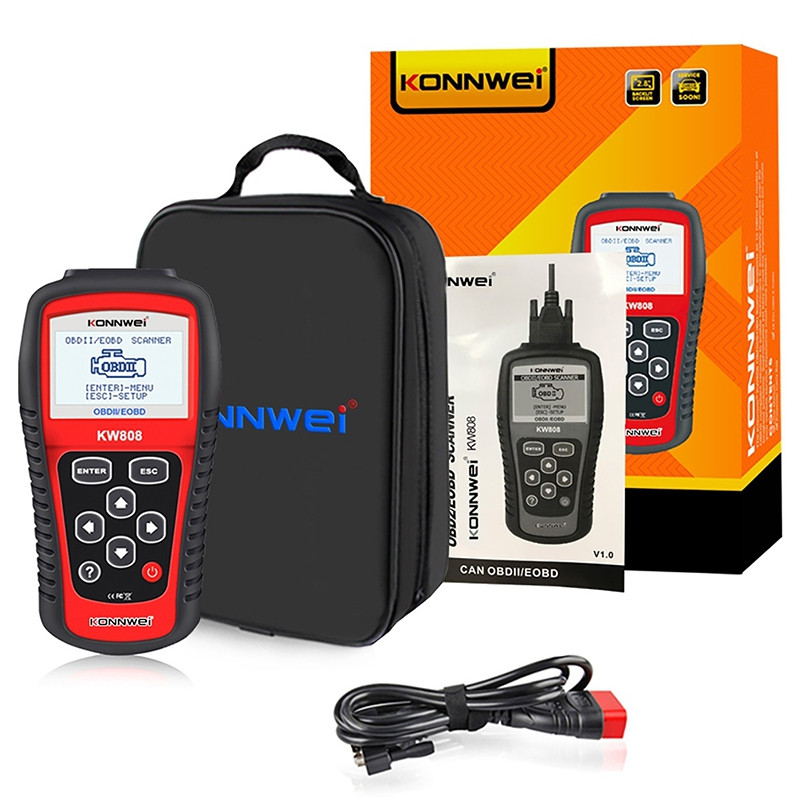 multimetru diagnoza auto obd2 kw808 konnwei