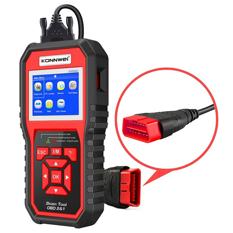 multimetru diagnoza auto obd2 kw850 konnwei - 5 | YEO