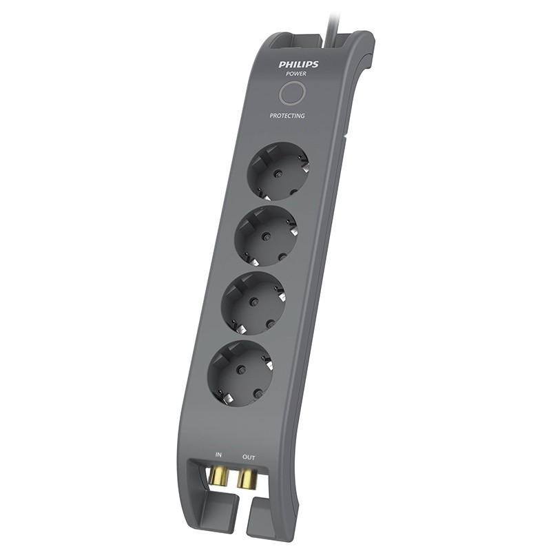 prelungitor surge protector 4 prize philips - 1 | YEO