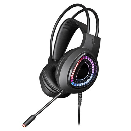 casti hi-fi stereo cu microfon gaming rgb varr