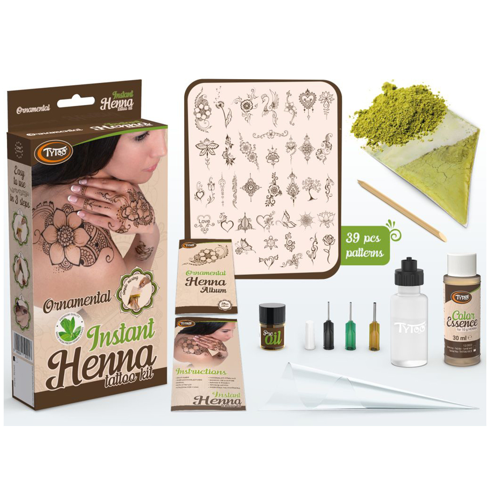 set henna instant - ornamental