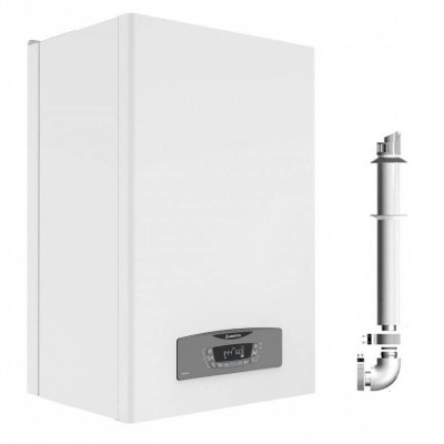 Centrala termica Ariston Clas B One Plus WIFI 35 kW, boiler incorporat inox cu doua rezervoare stratificate de 20 litri, schimba