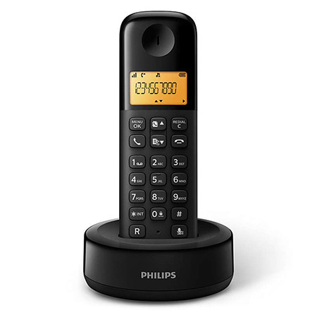 telefon dect d1601 negru philips