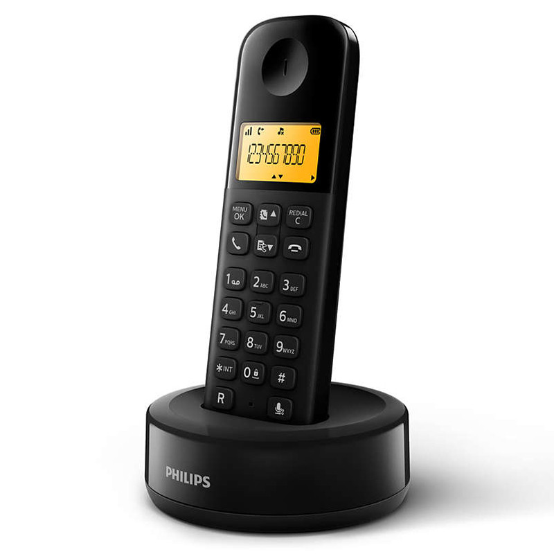 telefon dect d1601 negru philips - 2 | YEO