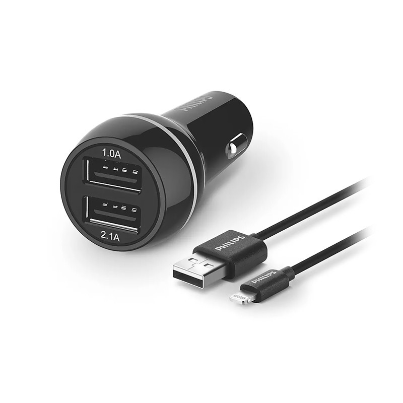 incarcator auto dual usb ultra-rapid philips - 1 | YEO