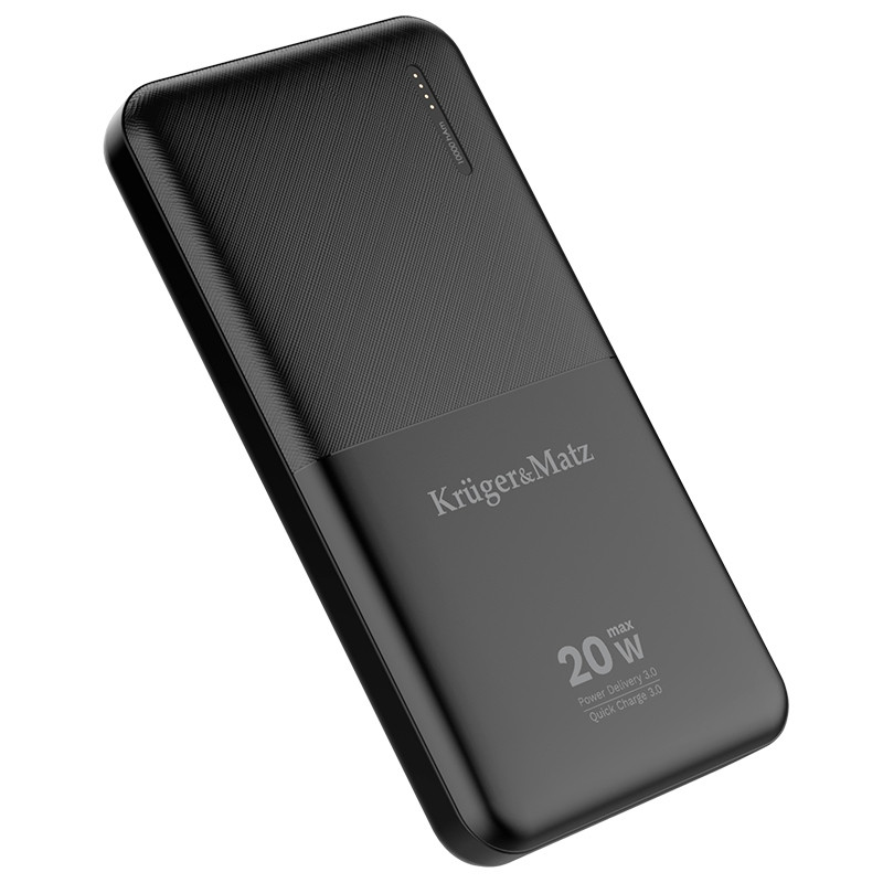 power bank 10000mah li-pol qc /pd kruger&matz - 3 | YEO