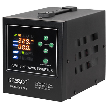 ups centrale termice sinus pur 800va/500w 12v kemot compatibil Lifepo4