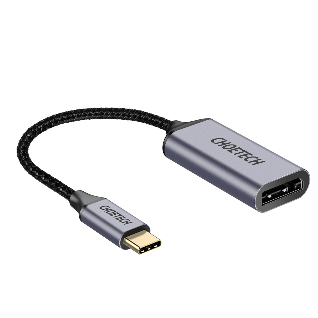 adaptor usb-c tata - displayport mama choetech h11 4k 60hz 0.2 m