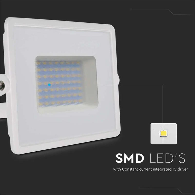 reflector led smd 50w 6500k ip65 - alb - 6 | YEO