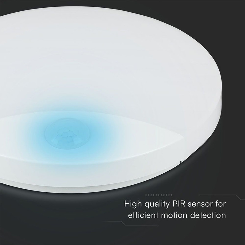 plafoniera led 15w ip20 senzor de miscare 3in1 - alb - 2 | YEO