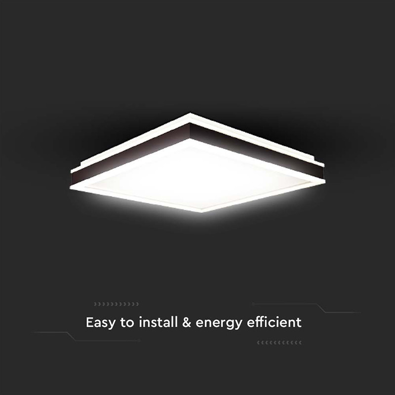 plafoniera led 24w 3in1 - negru - 4 | YEO