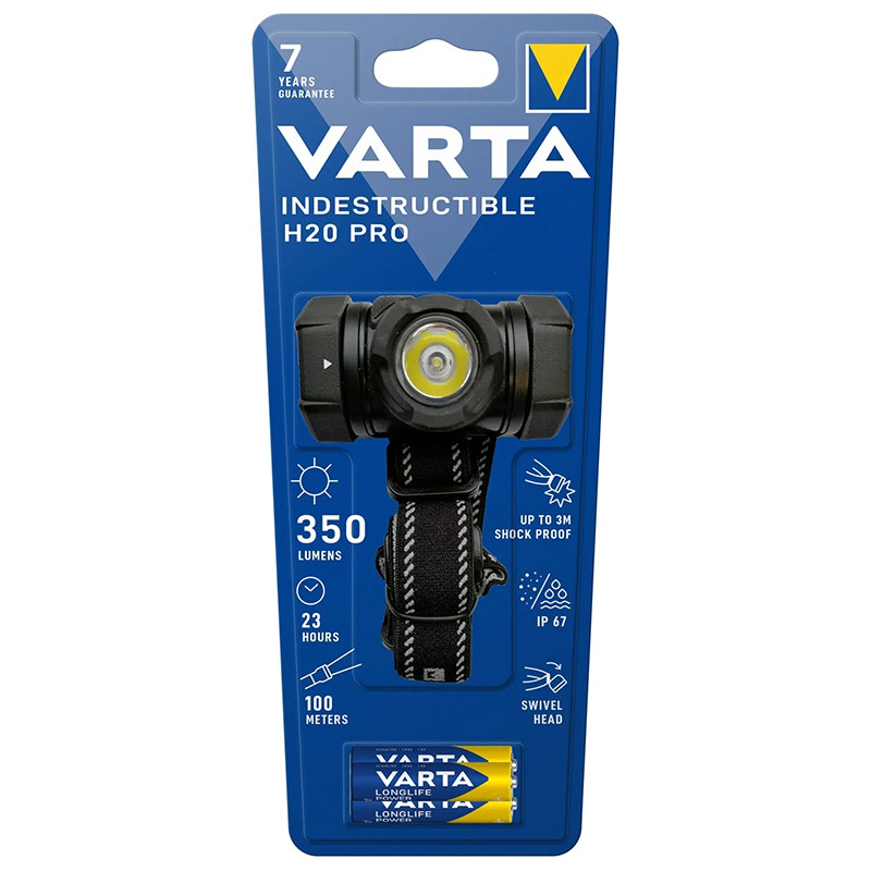 lanterna frontala h20 pro led 4w ip67 varta