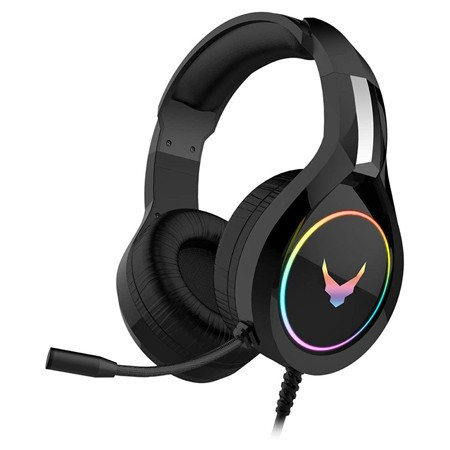 casti hi-fi stereo cu microfon gaming rgb varr