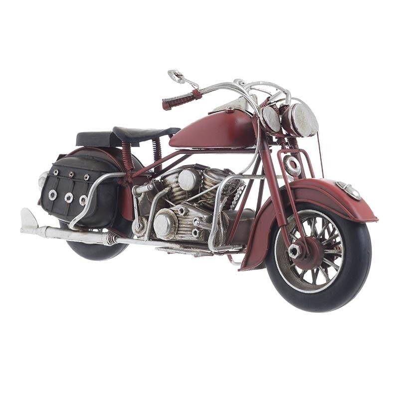 motocicleta chopper rosie din metal 27.5x11x14.5cm