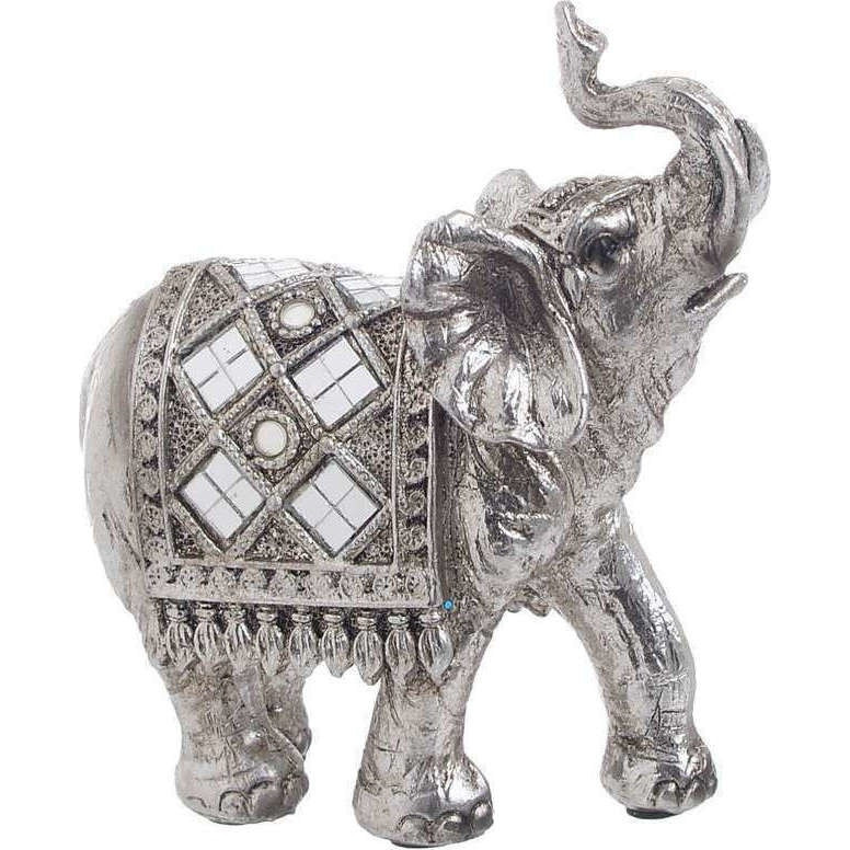 elefant decorativ silver tusker, rasina, charisma, 12x5x13