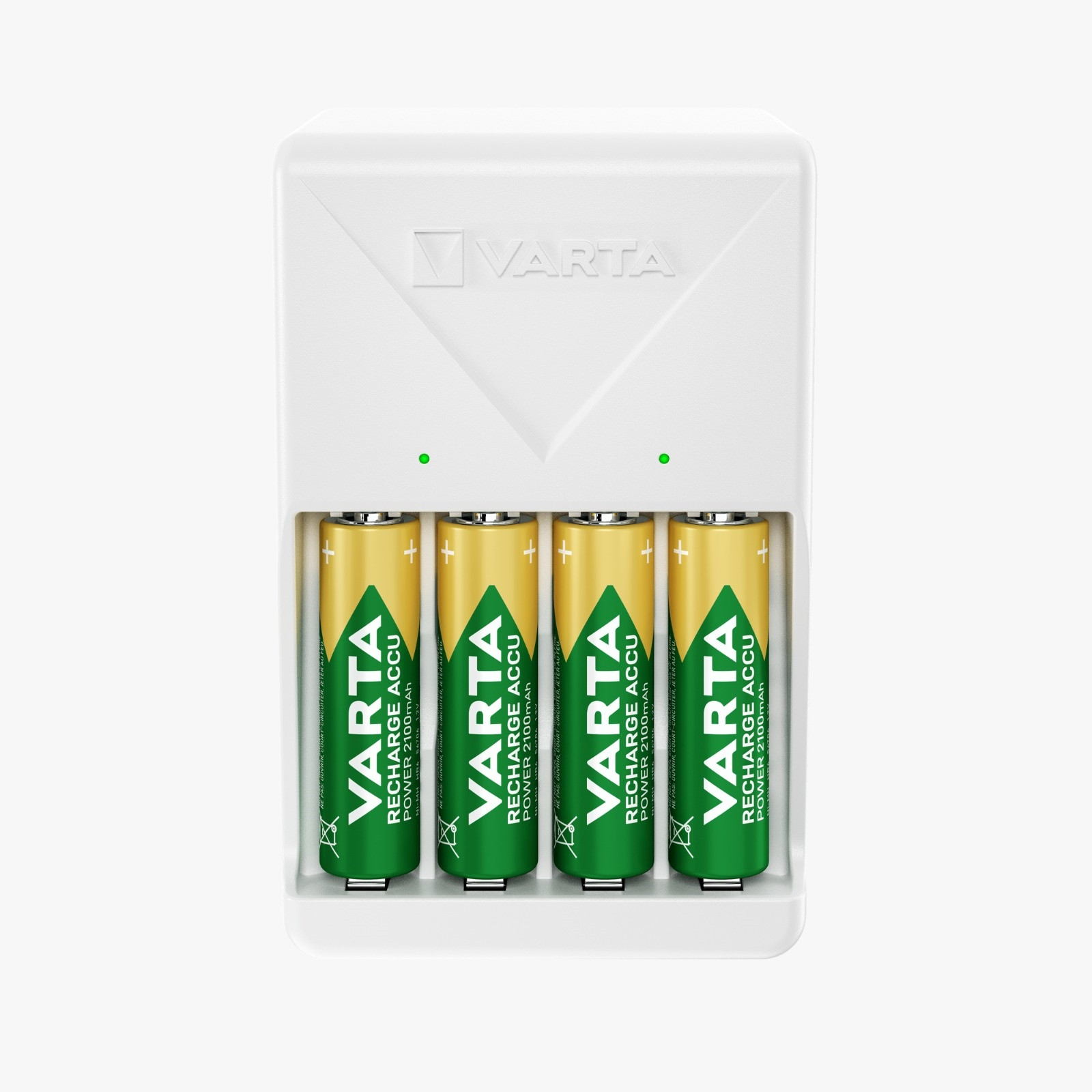 incarcator varta plug charger 57657 aa/aaa nimh + 4 acumulatori aa 2100mah