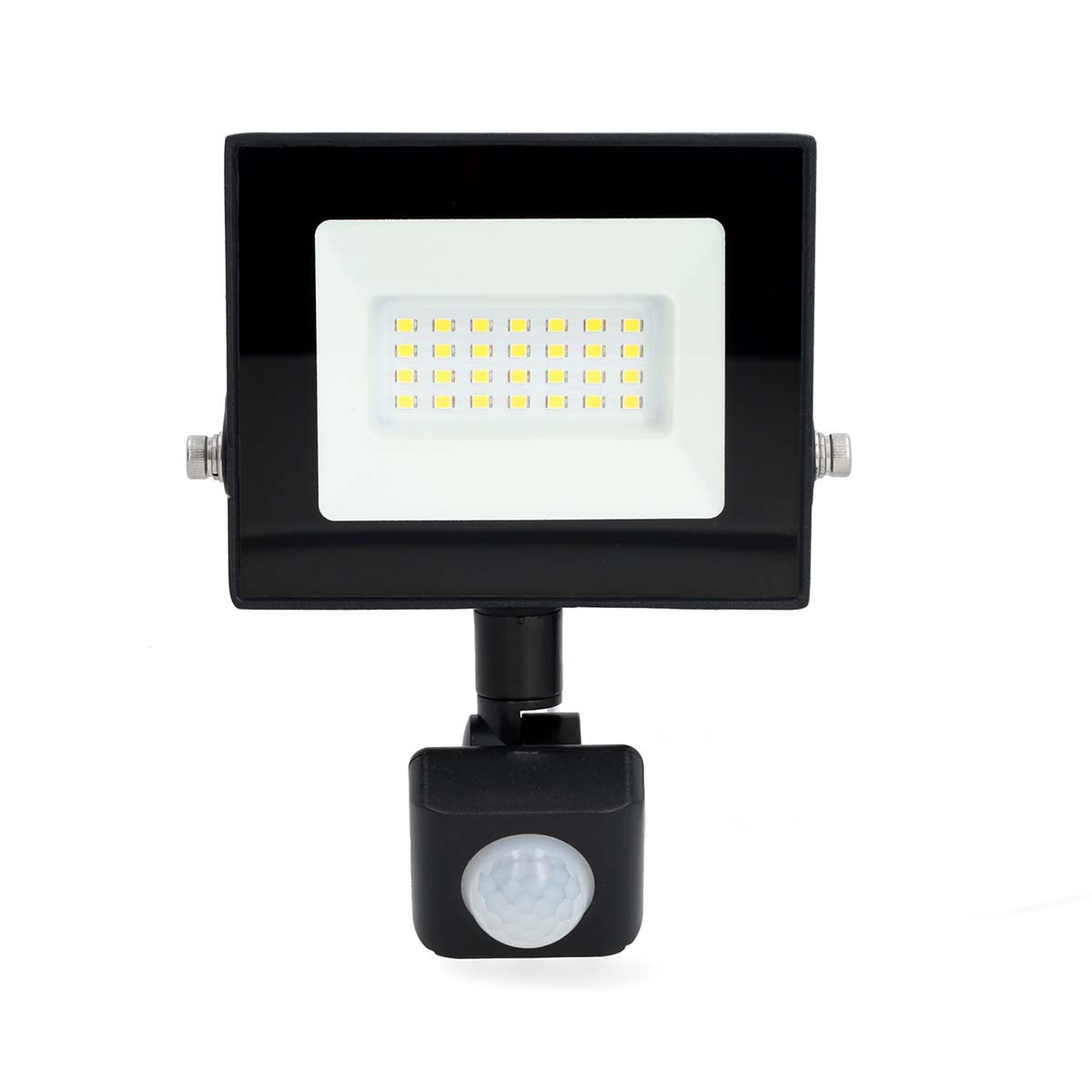 proiector led cu senzor 20w 1620lm ip44 4000k 1m negru nedis