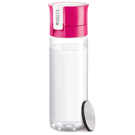 sticla cu filtru fill&go vital 0.6 l pink brita