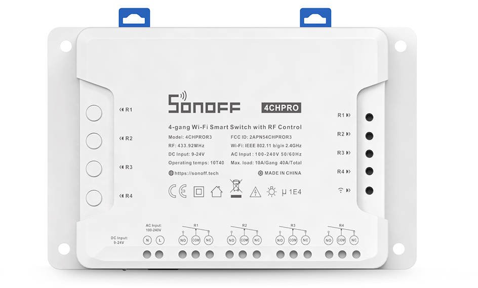 releu smart wireless sonoff 4chpror3, 4 canale, alexa google home - 1 | YEO