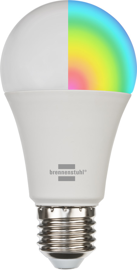 bec led rgb smart brennenstuhl sb 800, e27, control din aplicatie