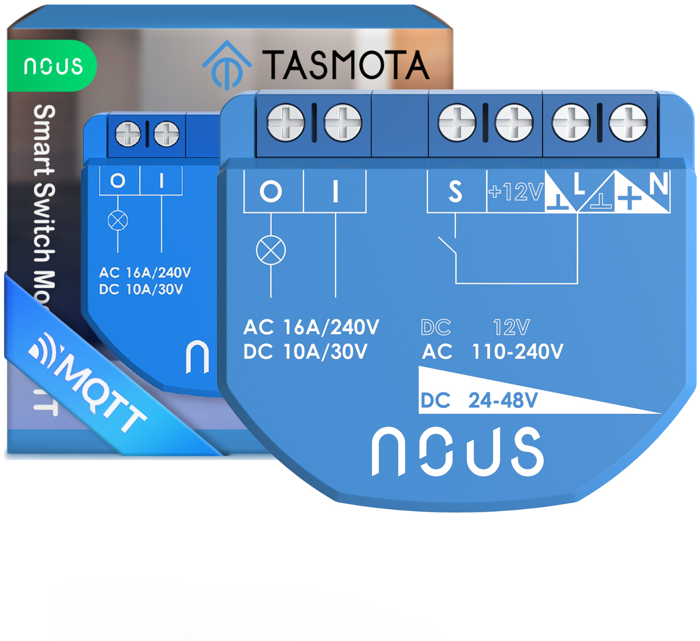 releu wireless nous b1t, 16a, tasmota, matter - 1 canal, esp32