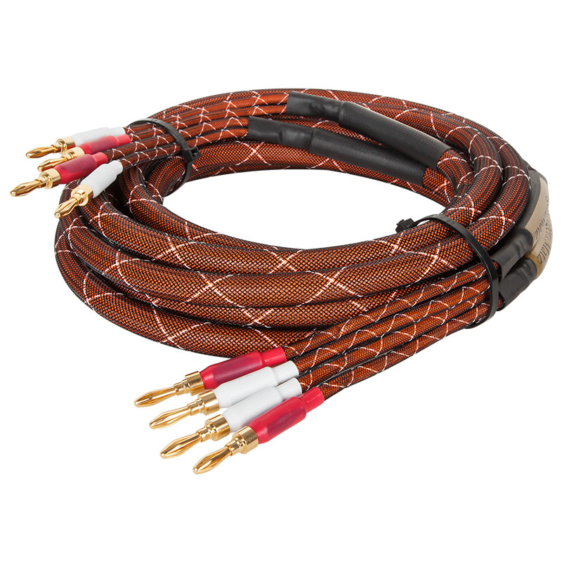 set cablu difuzor mufe banana x2 cupru 15awg 5m k&m - 2 | YEO