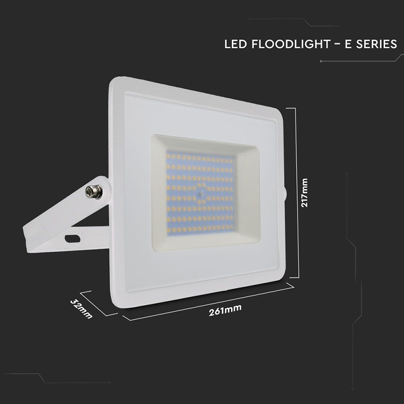 reflector led smd 100w 6500k ip65 - alb - 4 | YEO