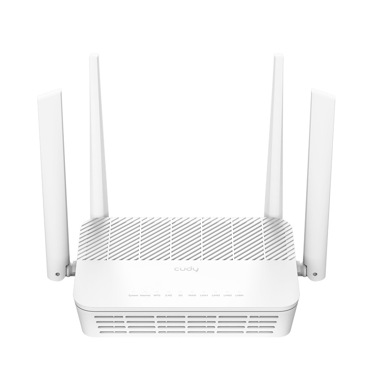 router wireless ax3000 wi-fi 6 dual band mesh gigabit 4 antene externe wr3000s cudy