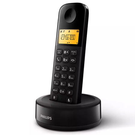 telefon dect d1602 negru philips