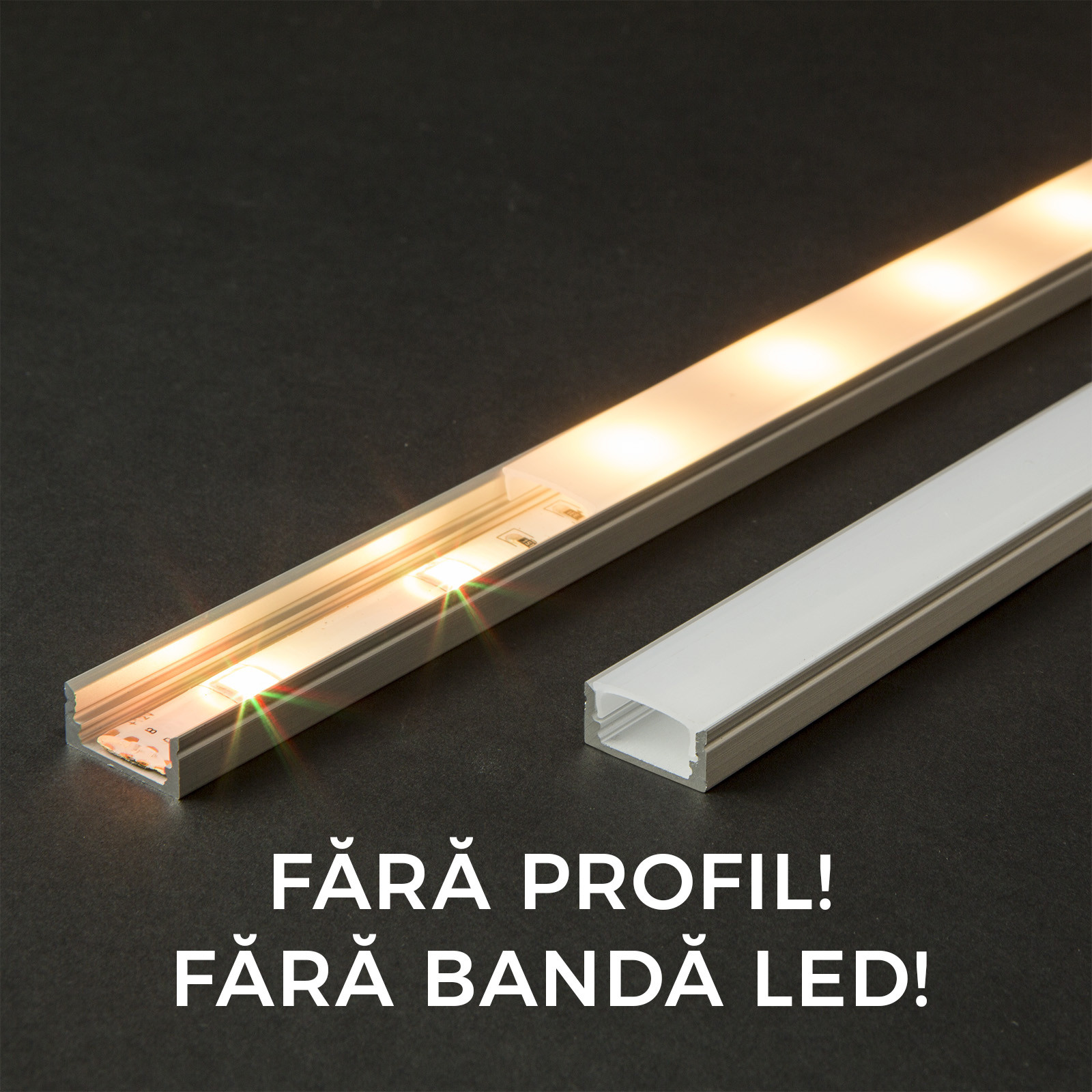 ecran opal pt. profil aluminiu led - 2000 mm