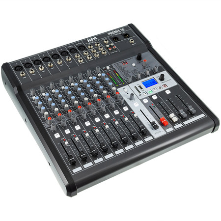 mixer digital 10 canale 48v bt/usb/sd