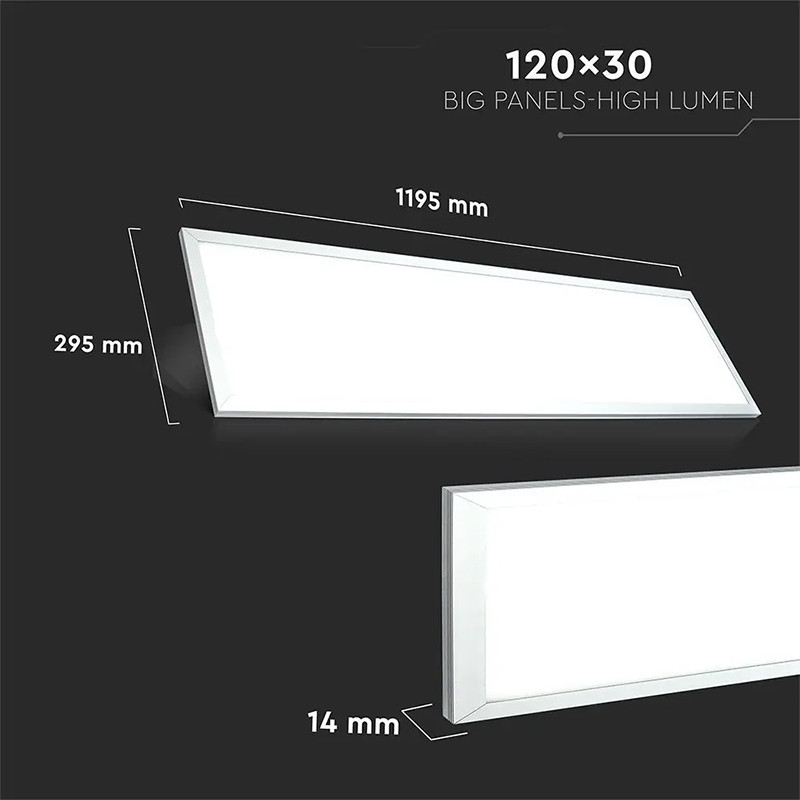 panou led 29w 120cm x 30cm 6400k alb rece - 2 | YEO