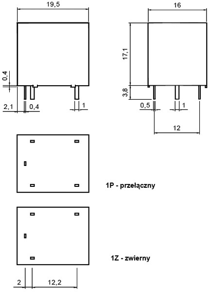 Releu: electromagnetic SPDT Ubobină: 5VDC 10A/250VAC 10A/30VDC - 1 | YEO