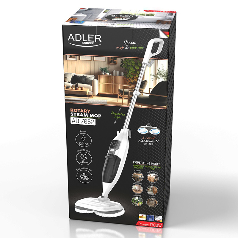 mop cu aburi 1300w ad 7052 adler - 2 | YEO